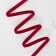 Velvet tape, 6 mm, 18 ± 1 m, color red No. 40
