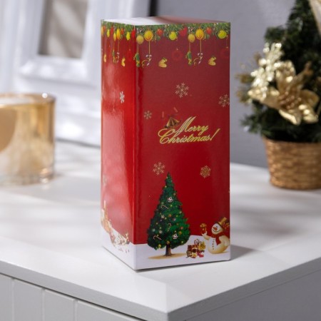 LED figure “Silver Christmas tree” 6 × 17 × 6 cm, plastic, LR44 batteries, glow warm white-3