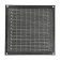 Ventilation grate Zein Lux RM1919SR, 190 x 190 mm, with a grid, metal, silver