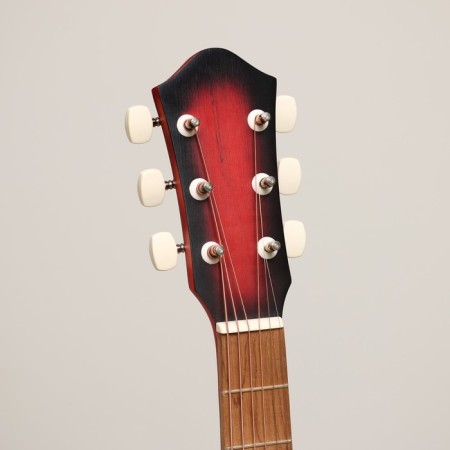 Acoustic guitar "M-313-FL" Black Flame, Menzura 650, 6 strings-1