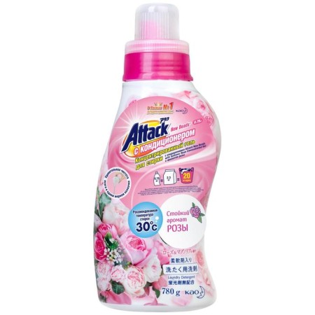 ATTACK New Beads “Rose”, gel, universal, with air conditioning, 780 ml