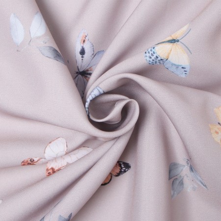 A set of curtains for the kitchen with sequences of Ethel "Butterflies" 145x180 cm - 2 pcs, 100% p/e-5