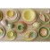 Small “watercolor” plate, d = 24 cm, pistachio color