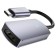 Adapter Hoco UA20, Type -C - HDMI, 11.5 cm, gray
