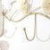 Decorative metal hooks "Ginkgo leaves" 28x4x16 cm