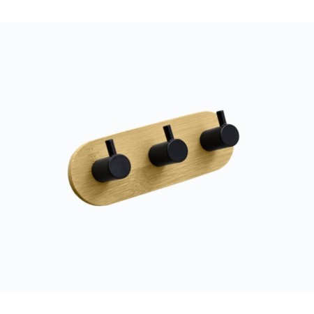 The hook is wall -mounted Joy Home, triple, on a bamboo base-1