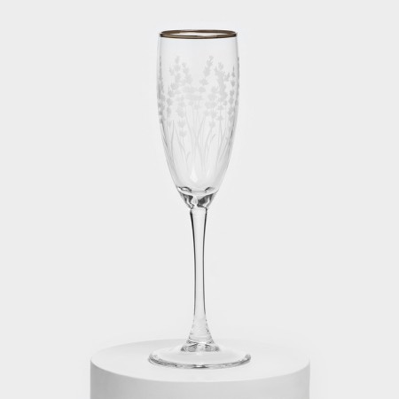 Set of glass glasses "Lavender", 170 ml, 6 pcs-1