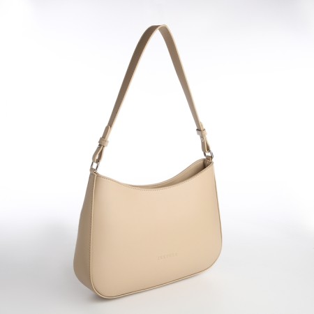 Female bag Textura, average size, beige color-2