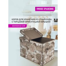 Короб для хранения с крышкой SUPRA NWB-1502, 30х50х32 см