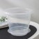 Pot for orchids with a pallet, 1 l, the color is transparent