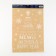 Stickers for the windows "Winter Christmas tree", reusable, 33 x 50 cm, New Year