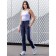 Women's pants is ISEE, size 50, blue, red color