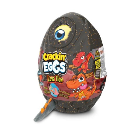 Soft toy dinosaur Crackin’eggs, 22 cm, eggs, lava series, mix