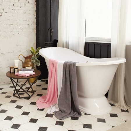 Terry towel economy and I 50*90 cm, col. Pink, 100% cotton, 320 g/m2-8