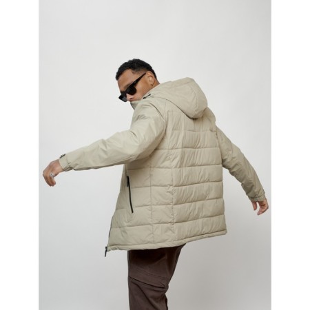 Male spring jacket, size 50, beige color-9