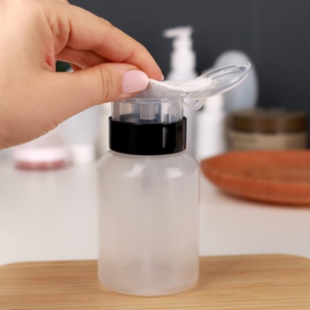 Board with pomp, 250 ml, black/transparent color-1