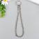 Chain d/keys with a carbine on a ring twisted silver