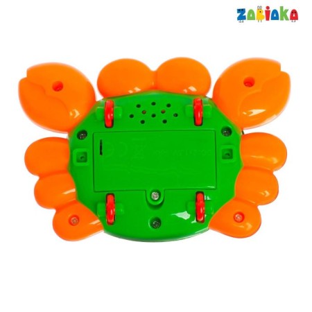 Musical toy "crab", light and sound effects-3