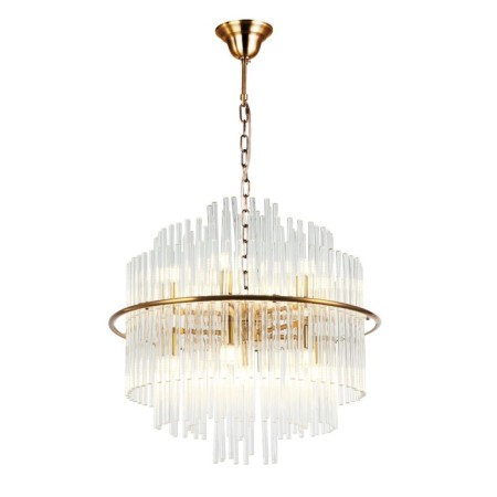 Suspended chandelier Eclipse 13xg9 LED 5W, size 50x50x63-150 cm, bronze color
