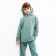 Kids (hoodies, trousers) minku color khaki, height 116 cm