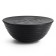 Bowl with a cover of Guzzini Tierra, d = 25 cm, black color