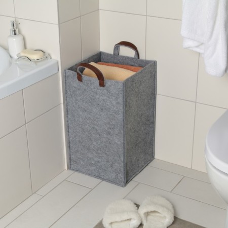 EVA Elegance storage basket, 30 × 30 × 50 cm, gray color-7