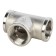 The STOUT SFT -0020-000034, 3/4 ", internal/internal thread, nickelled brass