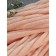 Vanilla Cream plaid, size 200x220 cm, stripes, orange
