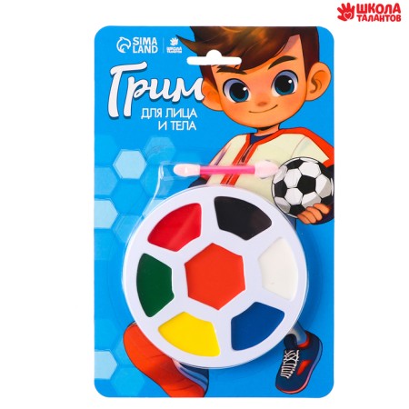 Facial and body makeup "Football"-1