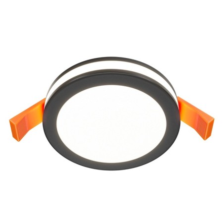 The built-in lamp Technical DL303-L7B4K, 7W, 8x8x3.2 cm, LED, 450LM, 4000K, black color black