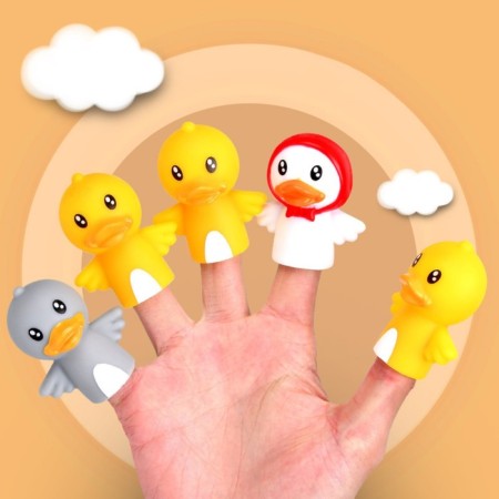 Finger Theater "Ducks", in the set 5 pcs, crush me-2