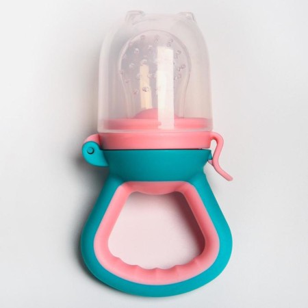 Nibbler for feeding with silicone mesh "horseshoe", color mix-2