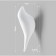 Nast-light decor "Bird" 13 x 4 cm, white
