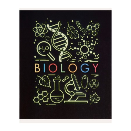 Substitute Calligrata Superneene, 48 sheets in a biology cage, with reference material, covered cardboard, offset block