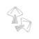 Dowel "Zubble", type "Butterfly", for hollow structures, polypropylene, 10x50 mm, 4 pcs