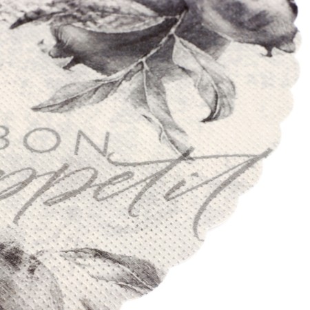 Serving napkin "Bon appetit", D = 38 cm-3