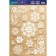 Window sticker "Patterned snowflakes", reusable, 33 x 50 cm, New Year