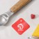 A spoon for ice cream “Lumberjack”, stainless steel, chrome color