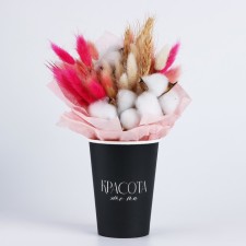 A glass for flowers 