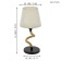 RAMPSIDE table lamp, 1x60W E27, brown color, black