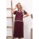 Female suit, size 42, purple color