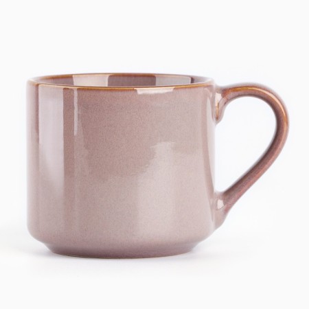 Ceramic ornament mug, 320 ml, bronze color-1