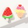 Hair clips for children "Beautiful yummy", 2 pcs, 3 x 1.5 cm