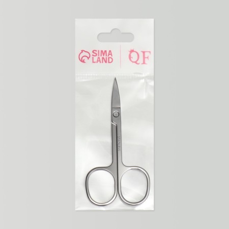 Scissors are manicure, straight, wide, 9 cm, silver color-5