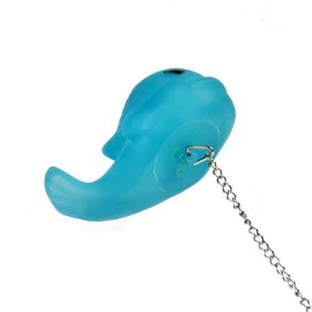 Bath plug with a toy "Kit", d = 40 mm, PVC, metal, blue-5