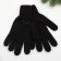 Female gloves, black color, size 18