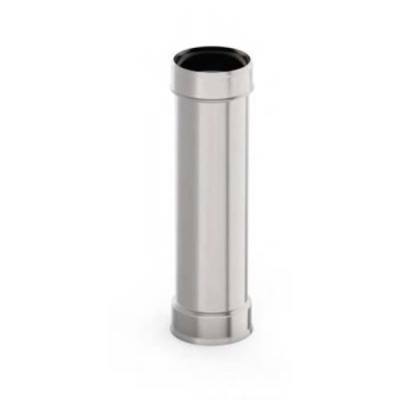 Pipe 0.25 m, D 115 mm, stainless steel 1.0 mm