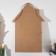 Hooks decorative wood "house - succulent in a pot" 30x20x4 cm