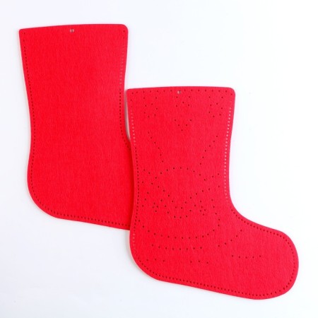 New Year's Eve set for sewing. A toe of felt "New Year! Deer ", 18 x 27 cm-3