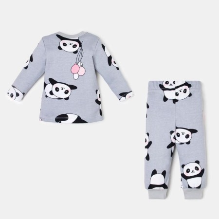 Set: jumper, pants crumb I "Panda", height 74-80 cm-4